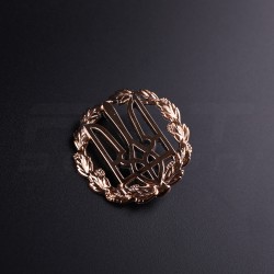 Беретний знак кокарда пластикова Тризуб