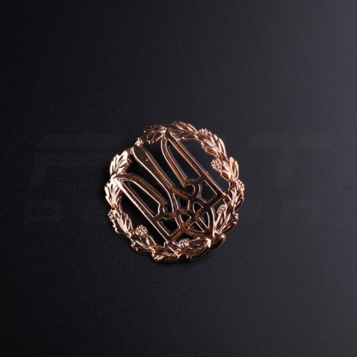 Беретный знак кокарда пластиковая Трезубец 