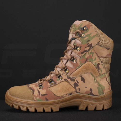 Берці тактичні зимові Сталкер хутро мультикам