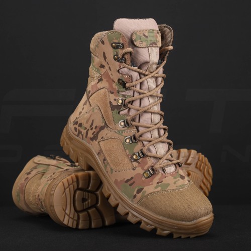 Берці тактичні зимові Сталкер хутро мультикам