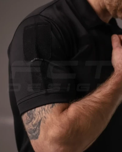 Футболка поло для Поліції вологовідвідна CoolPass чорна 42 42