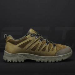 Кросівки тактичні зимові Вікінг шкіра Crazy Horse хутро хакі