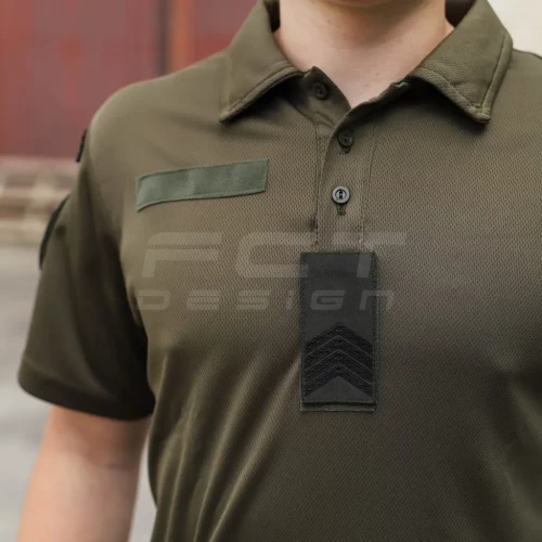 Футболка Поло НГУ вологовідвідна CoolPass antistatic хакі 42 42