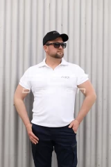 Футболка поло FCT Coolpass вологовідвідна біла