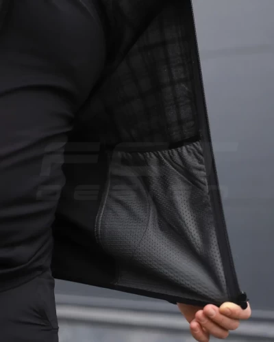 Кофта флис соты Гексагон на молнии Шотландка клетка 40-42/3