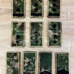 Погоны и шевроны НГУ черная нить Хищник