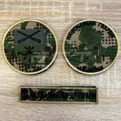 Погоны и шевроны НГУ черная нить Хищник