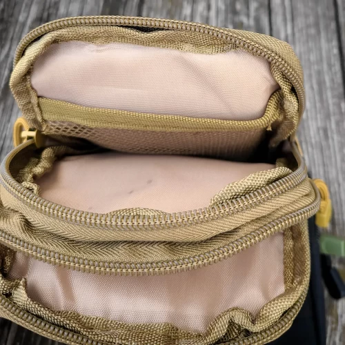 Підсумок-органайзер тактичний Койот /Хакі/ Чорний