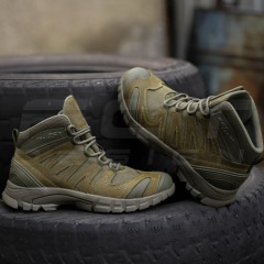 Черевики тактичні літні FCT Headhunter мембрана GoreTex хакі