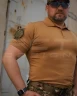 Футболка поло тактична трикотаж Джерси койот 42 42