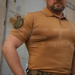 Футболка поло тактическая трикотаж Джерси койот