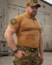 Футболка поло тактична трикотаж Джерси койот 42 42