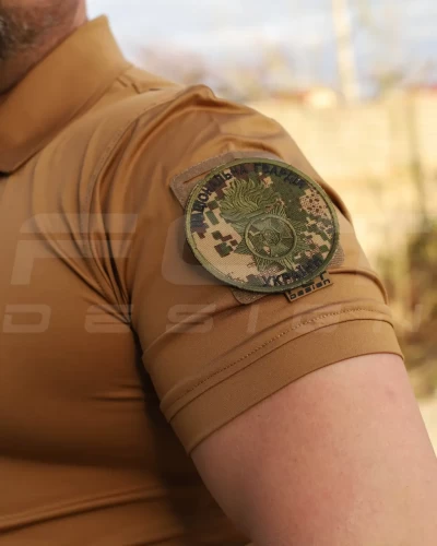 Футболка поло тактична трикотаж Джерси койот 42 42