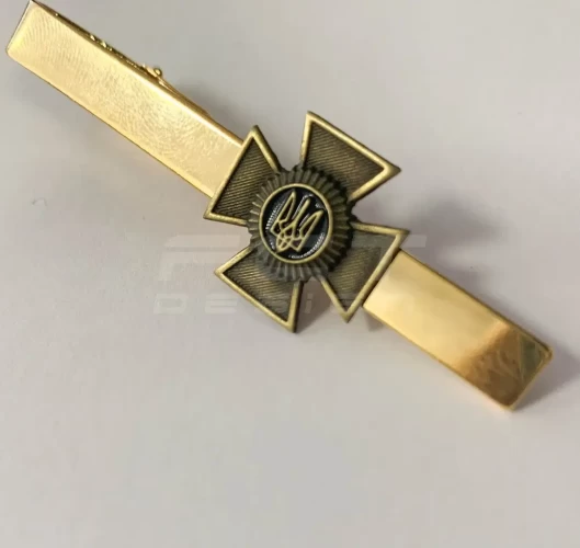 Затискач на краватку ЗСУ/ВСУ метал