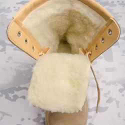 Берцы тактические зимние Нато мех койот