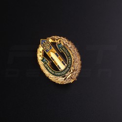 Беретний знак Кокарда Прикордонної Служби України пластик ДПСУ