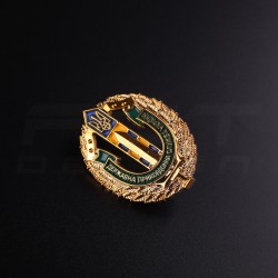 Беретний знак Кокарда Прикордонної Служби України пластик ДПСУ
