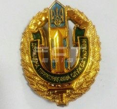 Беретний знак кокарда ДПСУ пластик