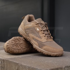 Кросівки тактичні літні FCT-7 на сітці койот