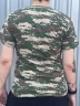Футболка Коттон зеленый камуфляж Pattern 1 44