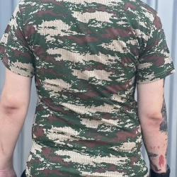 Футболка Коттон зеленый камуфляж Pattern 1
