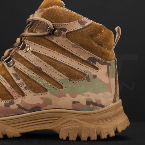 Черевики тактичні зимові Вікінг шкіра Crazy Horse натуральна вовна мультикам 36 36