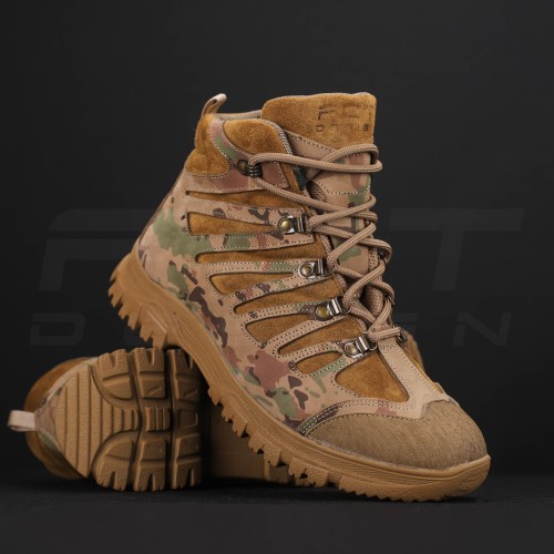 Черевики тактичні зимові Вікінг шкіра Crazy Horse натуральна вовна мультикам 36 36