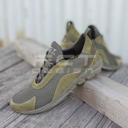 Кроссовки тактические летние Urban N-32 замша хаки на сетке