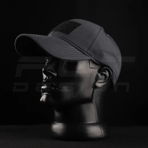 Кепка бейсболка тактична з липучкою ріп-стоп Сіра 56 56