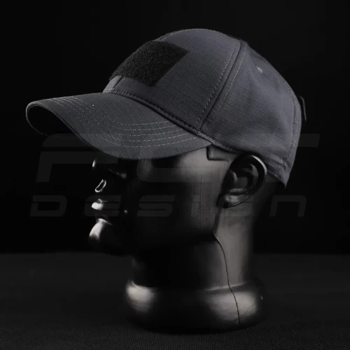 Кепка бейсболка тактична з липучкою ріп-стоп Сіра 56 56