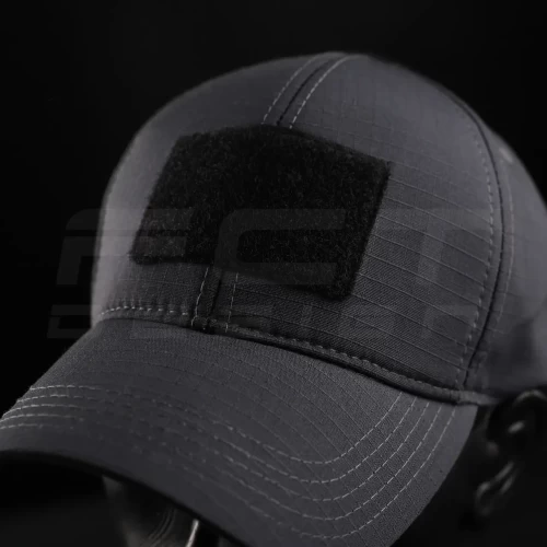 Кепка бейсболка тактична з липучкою ріп-стоп Сіра 56 56