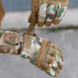 Рукавиці тактичні Mechanix M-Pact 3 з кісточками Мультикам