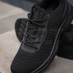 Кросівки тактичні літні FCT-9 на сітці чорні