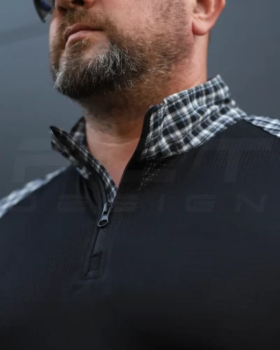 Убакс бойова сорочка короткий рукав URBAN в клітинку синя 44 44