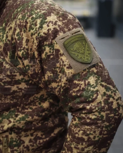 Кофта фліс соти Гексагон на блискавці Хижак піксель G-0822 40-42/3 40-42/3