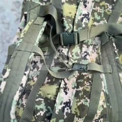 Сумка транспортна баул - рюкзак військовий непромокаючий 110л піксель