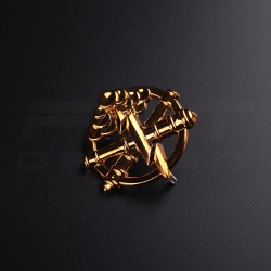 Беретний знак кокарда Артилерії та ракетних військ пластик