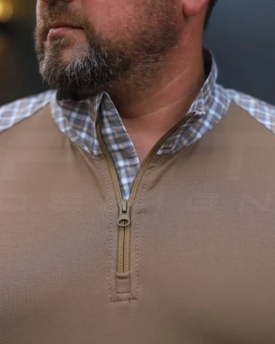 Убакс бойова сорочка короткий рукав URBAN Мокко в клітинку койот 44 44