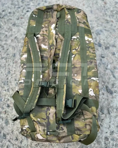 Сумка транспортна баул - рюкзак військовий непромокаючий 110л мультикам