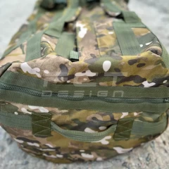 Сумка транспортна баул - рюкзак військовий непромокаючий 110л мультикам