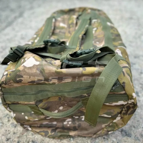 Сумка транспортна баул - рюкзак військовий непромокаючий 110л мультикам