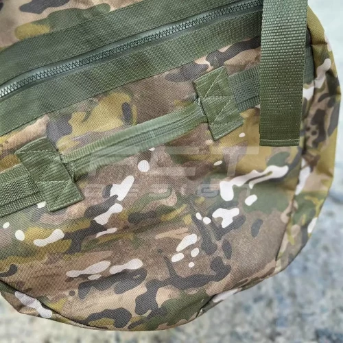 Сумка транспортна баул - рюкзак військовий непромокаючий 110л мультикам
