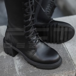 Сапоги женские зимние мембрана Gore-Tex черные