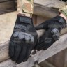 Рукавиці тактичні Mechanix M-Pact 3 з кісточками Чорні