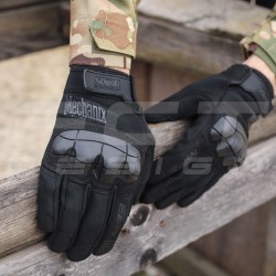 Рукавиці тактичні Mechanix M-Pact 3 з кісточками Чорні