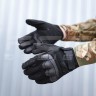 Рукавиці тактичні Mechanix M-Pact 3 з кісточками Чорні