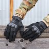 Рукавиці тактичні Mechanix M-Pact 3 з кісточками Чорні