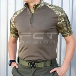 Убакс боевая рубашка короткий рукав ВСУ из термоткани CoolPass antistatic
