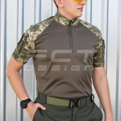 Убакс боевая рубашка короткий рукав ВСУ из термоткани CoolPass antistatic