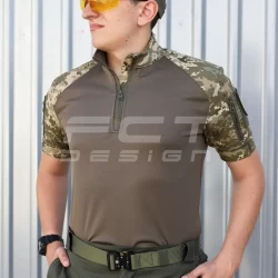 Убакс боевая рубашка короткий рукав ВСУ из термоткани CoolPass antistatic